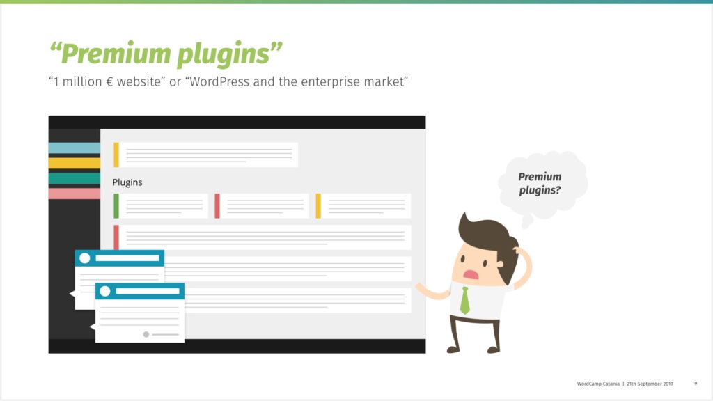 Beispielhafte Darstellung eines WordPress-Dashboards mit vielen Plugin-Meldungen